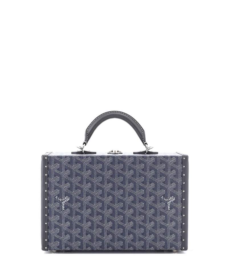 Pre-Owned Goyard Pm Grand Hotel Trunk Bag Coated Canvas