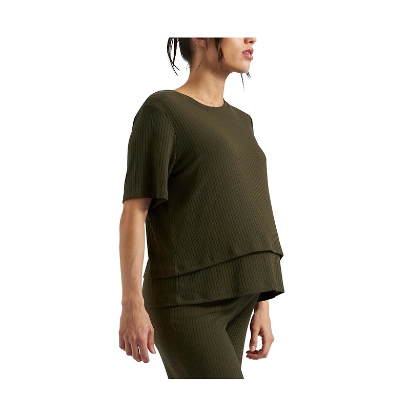 Ripe Maternity Mike Rib Nursing Top