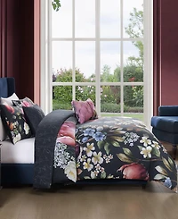 Bebejan Renaissance Bedding 100% Cotton Sateen 5 Piece Queen Size Reversible Comforter Set