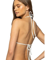 Edikted Women's Clayton Lace Triangle Bikini Top