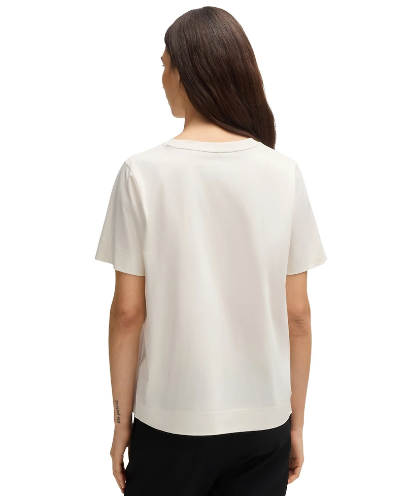 Boss by Hugo Boss Women's Mercerized Cotton T-Shirt