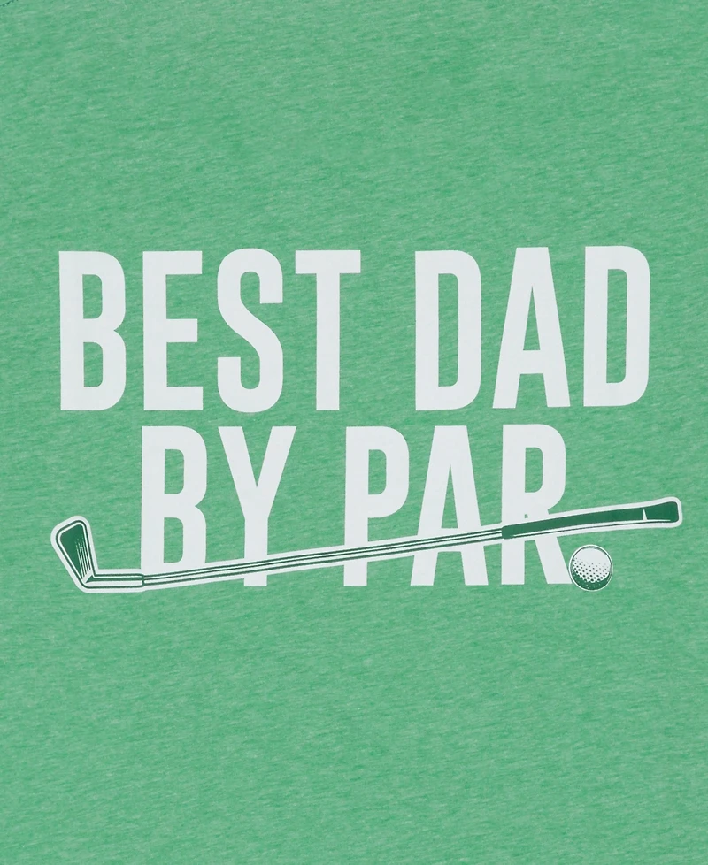 Hybrid Apparel Men's Best Dad by Par Short Sleeve T-Shirt