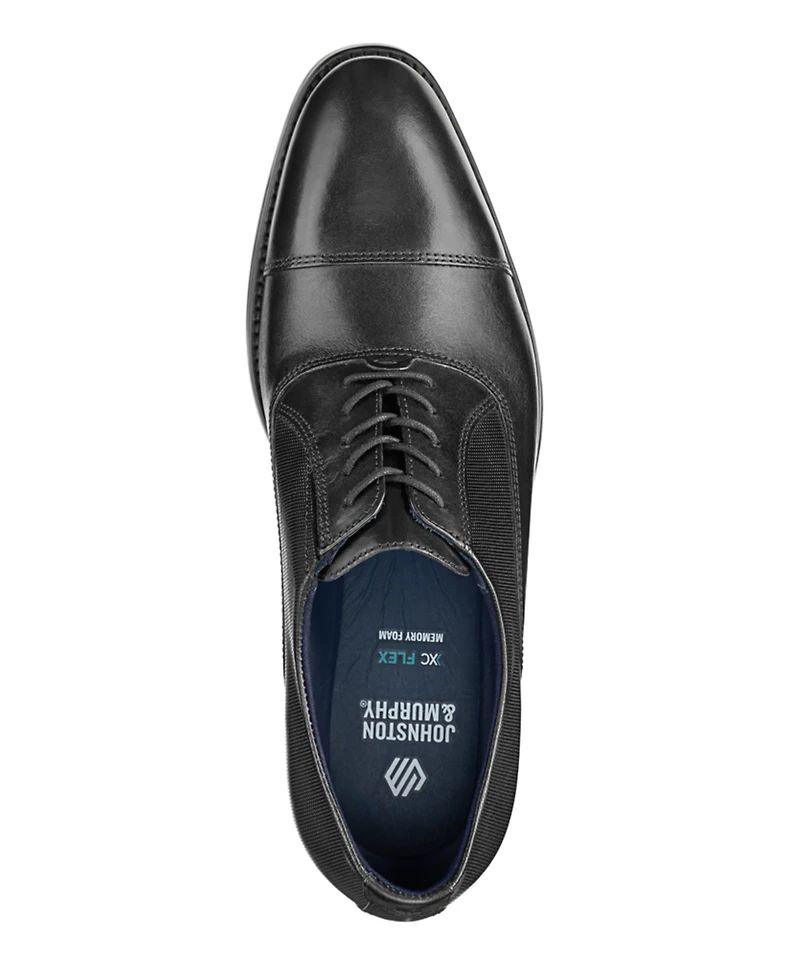 Johnston & Murphy Men's Landry Embossed Cap Toe Shoe