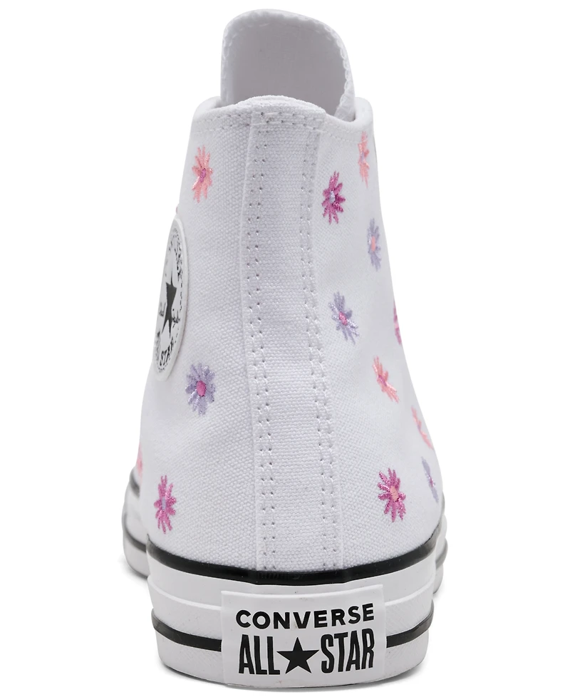 Converse Big Girls Chuck Taylor All Star Florals High Top Casual Sneakers from Finish Line