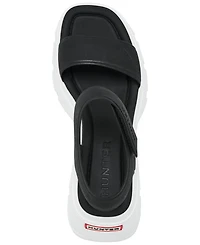 Hunter Women's Abel Square Toe Wedge Casual Sandals from Finish Line