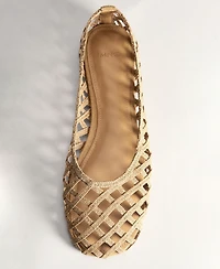 Mango Women's Natural Fiber Ballerinas Shoes