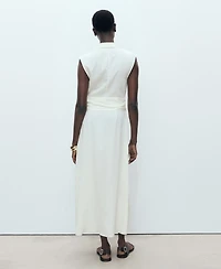 Mango Women's Bow Shirt Dress