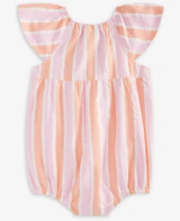 First Impressions Baby Girls Striped Seersucker Cotton Sunsuit, Exclusively at Macy's