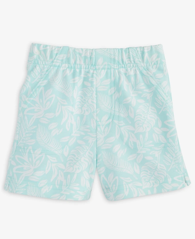 Baby Boys Tonal Leaf-Print Shorts, Exclusively at Macy's