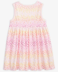 First Impressions Baby Girls Gradient Floral-Print Tank Dress, Exclusively at Macy's