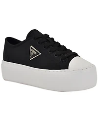 Guess Women's Joezi Triangle Logo Platform Lace-Up Sneakers