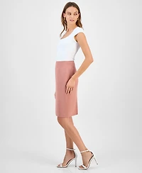 Kasper Women's Stretch-Crepe Slim Pencil Skirt