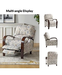 Rita Floral Upholstered Standard Manual Recliner