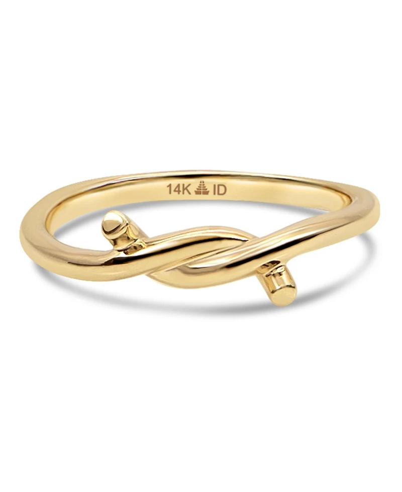Devata Love Knot Ring in 14K Gold, Size 6, approx. 2.3 grams