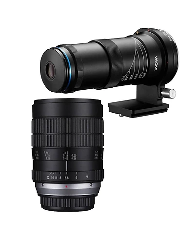 Venus Laowa 25mm f/2.8 2.5-5x Ultra-Macro Lens with Laowa 60mm f/2.8 2x Ultra-Macro Lens for Canon Ef