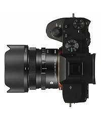 Sigma 24mm f/3.5 Dg Dn Contemporary Lens for Sony E, Bundle with Tiffen 55mm Filter Kit, Cleaning Kit, Cap Keeper, Lens Cleaner, Lens Pouch, Lens Cap