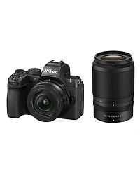 Nikon Z50II Mirrorless Camera with Nikkor Z Dx 16-50mm f/3.5-6.3 Vr & Z Dx 50-250mm f/4.5-6.3 Vr Lenses, Bundle with 128GB Memory Card, 46mm and 62mm