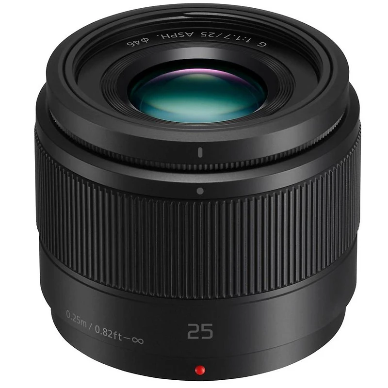 Panasonic Lumix G9II Mirrorless Camera with Lumix G 25mm f/1.7 Aspherical Lens, Bundle with 64GB Sdxc Memory Card, Shoulder Bag, Dmw-BLK22 Battery and