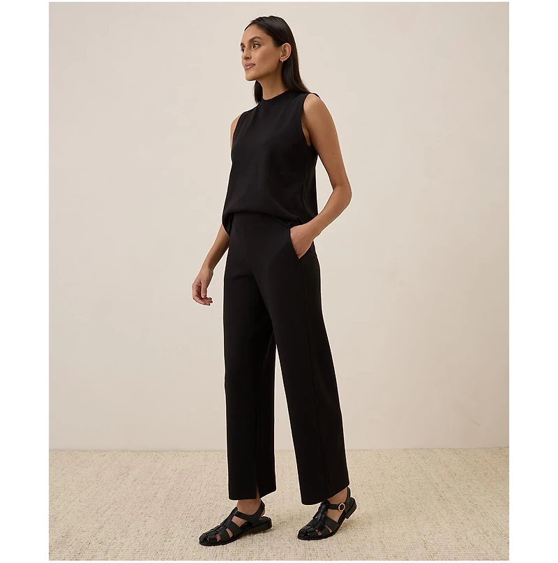 Pact Women's Organic Cotton Airplane Wide Leg Pant