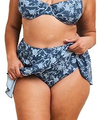 Adore Me Plus Size Tricia Swimwear Swim Skort Bottom