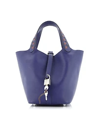 Pre-Owned Hermes Pm Picotin Lock Bag Tressage Epsom