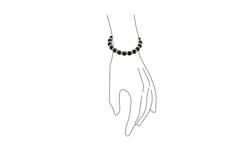 Bling Jewelry Simulated Pearl Stackable Strand Stretch Bracelet Crystal Rondelle Gold & Silver Plated Spacer