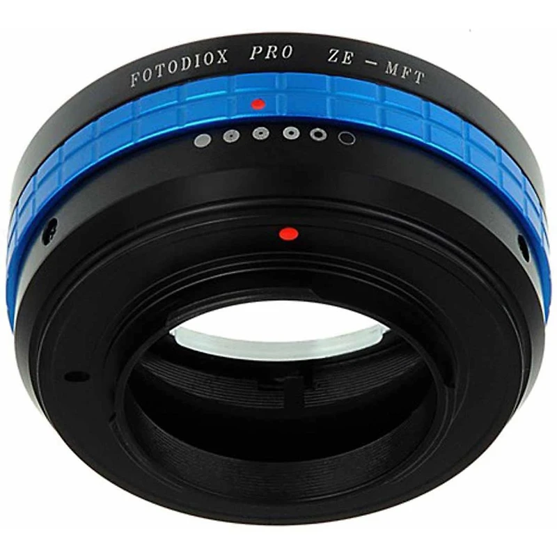 Fotodiox Mount Adapter with Aperture Control Dial for Mamiya Ze Lens to Micro Four Thirds Mirrorless Camera