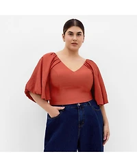 City Chic Plus Peta Top