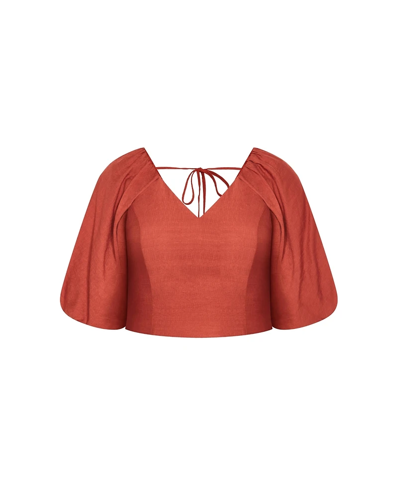 City Chic Plus Peta Top