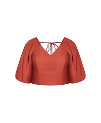 City Chic Plus Peta Top
