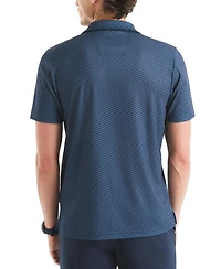 Nautica Men's Classic-Fit Moisture-Wicking Printed Performance Golf Shirt