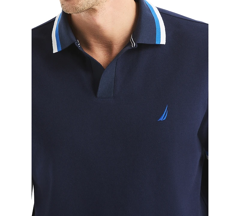 Nautica Men's Classic-Fit Johnny Collar Tipped Polo Shirt
