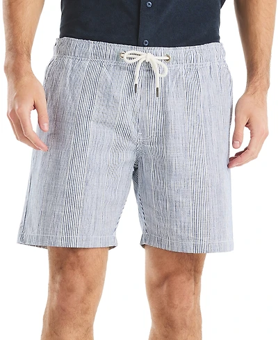 Nautica 7" Striped Textured Pull-On Short