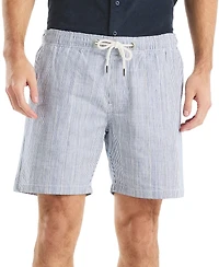 Nautica 7" Striped Textured Pull-On Short