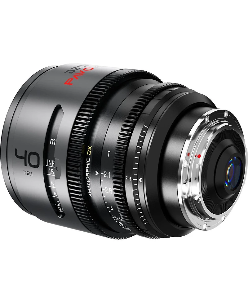 Dzofilm DZOFilm Pavo 40mm T2.1 2x Anamorphic Prime Lens for Pl/Ef Mount, Neutral Coating (Feet)