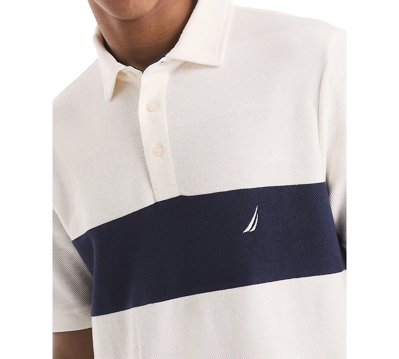 Nautica Men's Classic-Fit Herringbone Polo Shirt