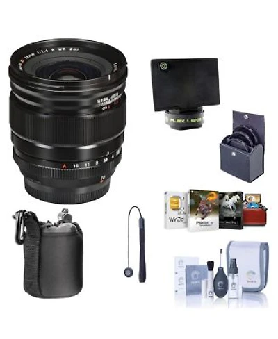 Fujifilm Xf 16mm F 1.4 R Wr Lens Bundle With Flex Lens Shade 67mm Filter Kit Lens Case Cleaning Kit Mac Software Kit