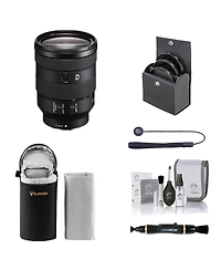 Sony Fe 24-105mm f/4 G Oss Lens for Sony E, Bundle with ProOptic 77mm Filter Kit, Soft Lens Case, Lens Cleaner, Cleaning Kit, Universal Lens Cap Tethe