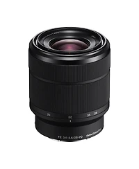 Sony Fe 28-70mm f/3.5-5.6 Oss Lens, Black, Bundle with 55mm Digital Essentials Filter Kit and 15x15" Lens Wrap