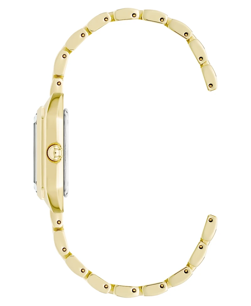 Anne Klein Women's Quartz Petite Octagonal Gold-Tone Metal Alloy Bracelet Watch, 21mm