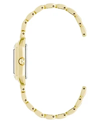 Anne Klein Women's Quartz Petite Octagonal Gold-Tone Metal Alloy Bracelet Watch, 21mm