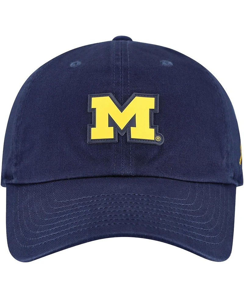 Jordan Men's Navy Michigan Wolverines Club Swoosh Performance Adjustable Hat