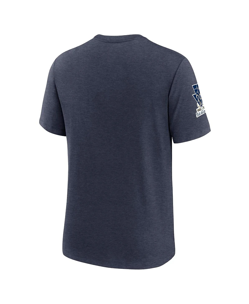 Nike Men's Heather Navy Houston Astros Cooperstown Collection Eras Tri-Blend T-Shirt
