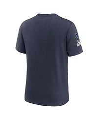 Nike Men's Heather Navy Houston Astros Cooperstown Collection Eras Tri-Blend T-Shirt