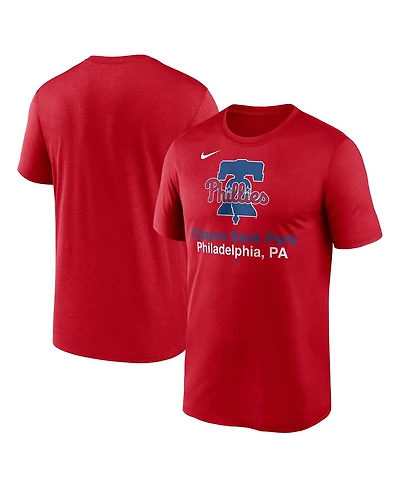 Nike Men's Red Philadelphia Phillies Stadium Legend Performance T-Shirt