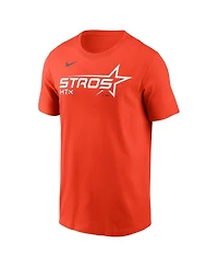 Nike Men's Orange Houston Astros 2025 City Connect Wordmark Performance T-Shirt