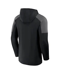 Fanatics Men's Black Minnesota United Fc Red Card Transitional Pullover Hoodie