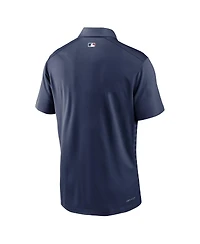 Nike Men's Navy Atlanta Braves Authentic Collection Victory Performance Polo Shirt