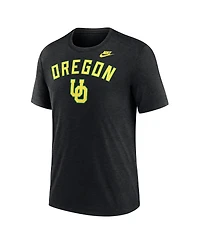 Nike Men's Heather Oregon Ducks Legacy Arch Tri-Blend T-Shirt