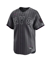 Nike Men's Pete Alonso Gray New York Mets City Connect Limited Jersey